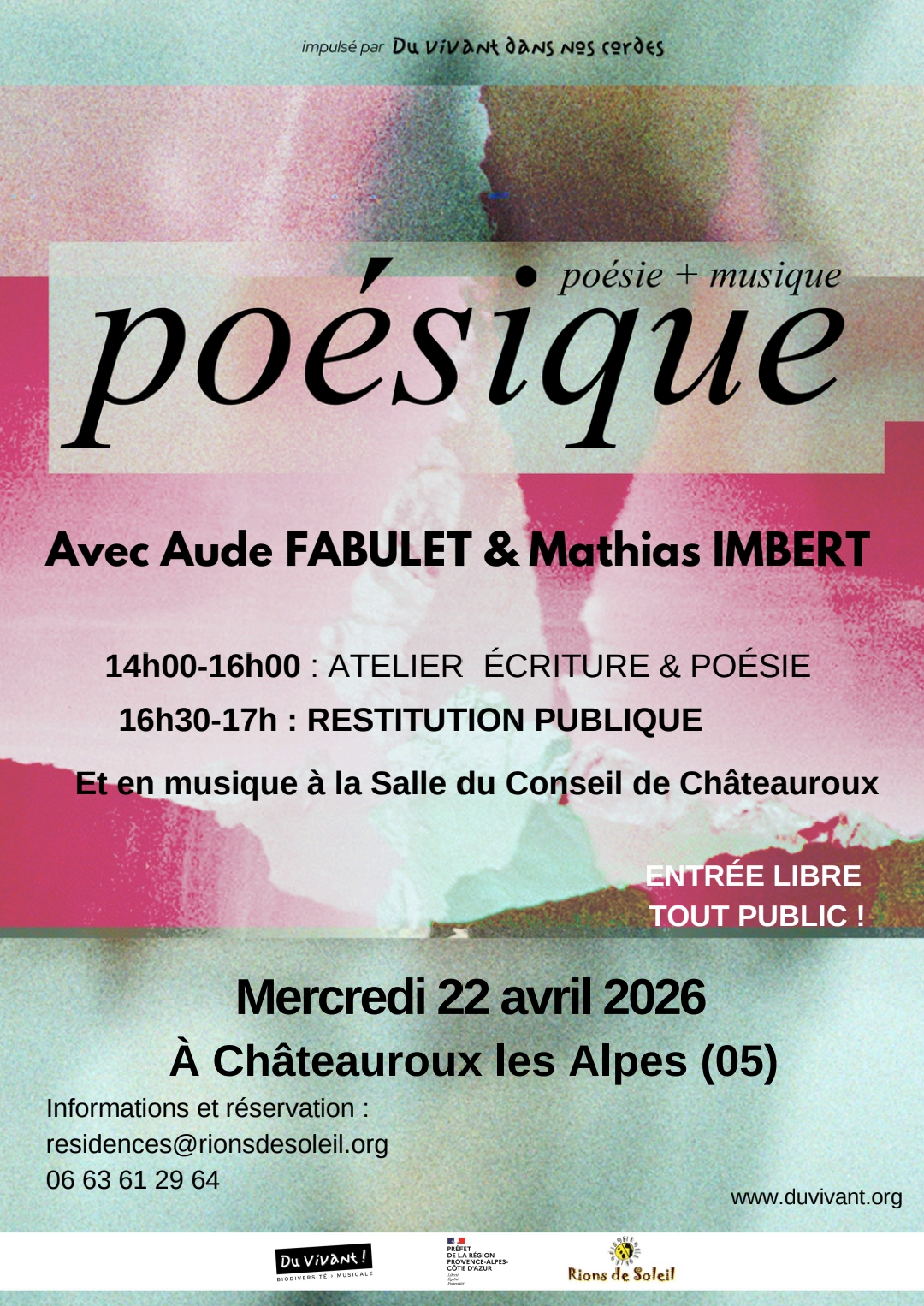Poésique – 22 avril
